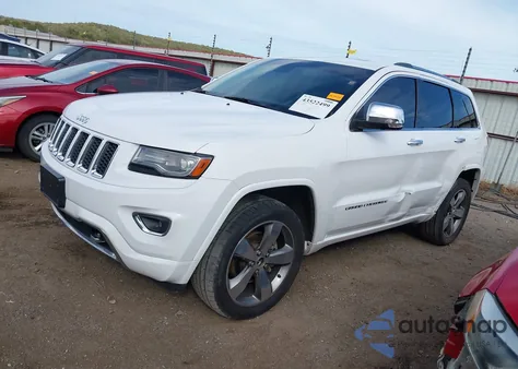2014 Jeep Grand Cherokee Overland из США, поврежденный, VIN 1C4RJFCG0EC272666